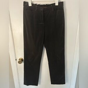 LORO PIANA DARK GRAY CORDUROY TROUSERS SIZE 44